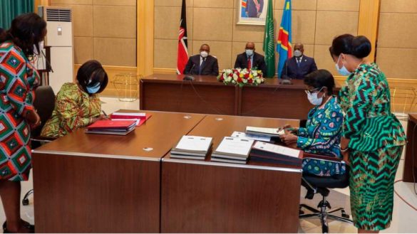 Kenya signs trade, transport and security deals with DRC