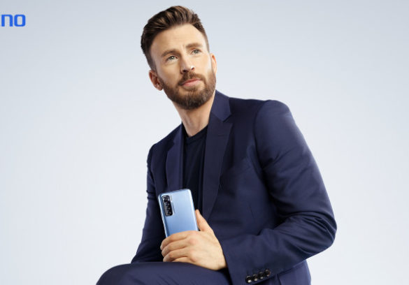 TECNO announces the Renowned Actor Chris Evans as its brand ambassador