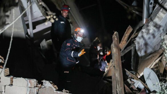 Deadly Quakes Trap People Under Rubble In Turkey